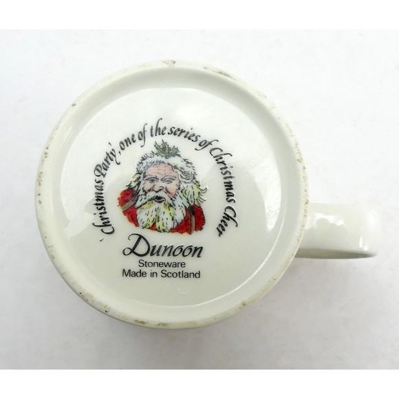 Christmas Party Christmas Cheer Mug - Dunoon Stoneware Scotland Coffee Cup - Picture 5 of 6